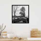 グラントの荒野キャンペーンワゴン列車1864 ポスター (キッチン)