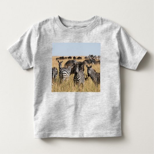 グラントのZebra Toddler Tシャツ (正面)