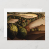 グラントウッドによるニアーサンダウン ポストカード (正面/裏面)