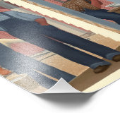 グラントウッドによる脱穀機のディナー フォトプリント (角)