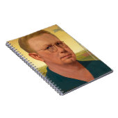 グラントウッドによる自画像 ノートブック (右側)