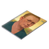 グラントウッドによる自画像 ノートブック (左側)