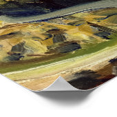 グラントウッドによる農村風景 ポスター (角)