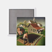 グラントウッド春インタウン(1941) マグネット (正面/裏面)