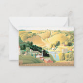 グラントウッド – アイオワ州ストーンシティ ノートカード (正面)