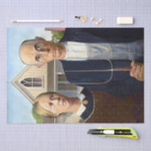 グラントウッド |アメリカゴシック（1930年） 薄葉紙 (クラフト)