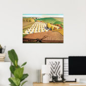 グラントウッド – 秋耕作 ポスター (ホームオフィス)