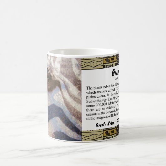 グラントズゼブラ コーヒーマグカップ (中央)