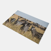 グラントズゼブラ ドアマット (アングル)