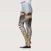 グラントズゼブラ レギンス (左)