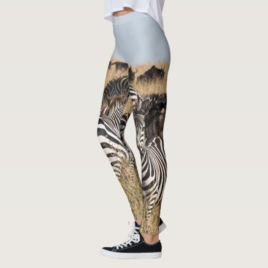 グラントズゼブラ レギンス (左)