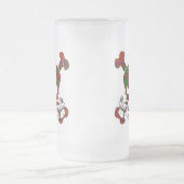 グラントタータンチェックスカルマグ フロストグラスビールジョッキ (中央)