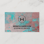 グラントテクスチャの背景 名刺 (正面)