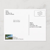 グラントパークの朝の散歩 お見舞い ポストカード (裏面)