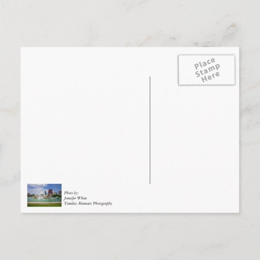 グラントパークシティビュー感謝カード ポストカード (裏面)