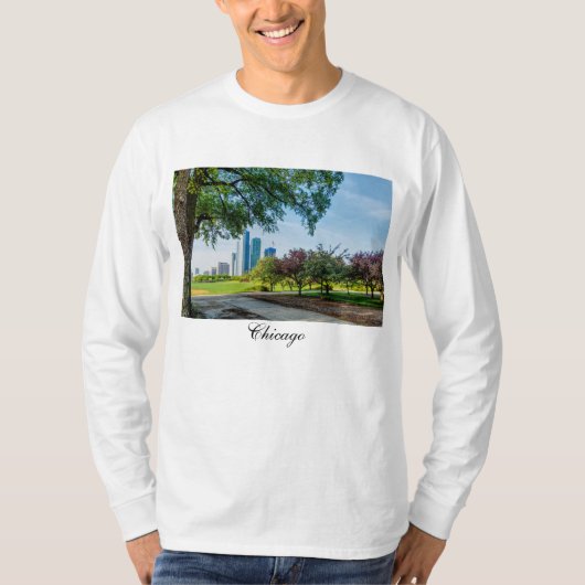 グラントパークモーニングウォーク長袖シャツ Tシャツ (正面)