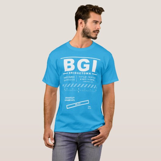 グラントリー国際的アダムス空港BGI Tシャツ (正面フル)