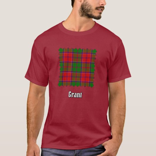グラント氏族タータン Tシャツ (正面)