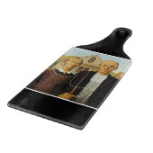 グラント・ウッドによるアメリカのゴシック様式,複製芸術,vin カッティングボード (角)