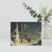 グラント・ウッドによるポール・リバーズの真夜中の乗り物 ポストカード (スタンド正面)