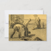 グラント・ウッドによる植樹グループの勉強 サンキューカード (正面)