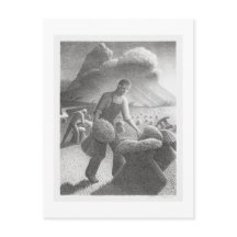 グラント・ウッドの嵐が迫る (1940) 有名なプリント