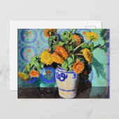 グラント・ウッド – カレンダラス絵画、フローラ、 ポストカード (正面/裏面)