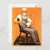 グラント・ウッド – グランドパ食べ物・ポップコーン， ポストカード (正面/裏面)