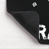 グラント -- 白黒 マウスパッド (コーナー)