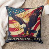 グランドお祝い：独立記念日イーグルピロー クッション (ブランケット)