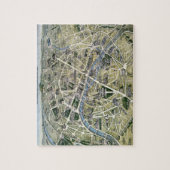 グランドの期間の間のパリの地図 ジグソーパズル (縦)