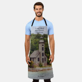 グランドアイランドイーストチャンネルライトハウスエプロン エプロン (着用した状態)