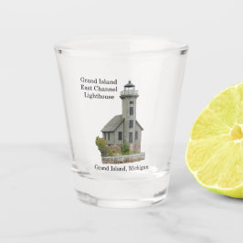 グランドアイランドイーストチャンネルライトハウスショットグラス ショットグラス