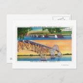 グランドアイランドノースとサウスブリッジズの景色 ポストカード (正面/裏面)