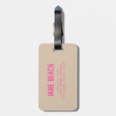 グランドアンセシェルラディグビーチギフト ラゲッジタグ (裏面縦)