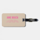 グランドアンセシェルラディグビーチギフト ラゲッジタグ (裏面横)