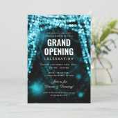 グランドエレガントオープニングビジネスターコイズライト 招待状 (スタンド正面)