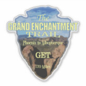グランドエンチャントトレイル(矢印) シール (正面)