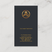 グランドエヴルジャス金ゴールドウェーブ運転手 名刺 (裏面)