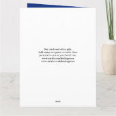 グランドオジャガーハッピーバースデーラージブルー カード (裏面)