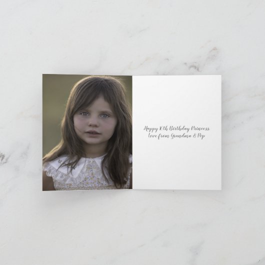 グランドオジャスター十六誕生日エレガントシルバー カード (内部)