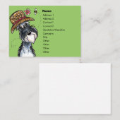 グランドオレシュナウザーカット名刺 名刺 (正面/裏面)