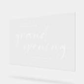 グランドオープエレガントニング透明ウェルカムセンター アクリルサイン (傾斜)