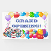 グランドオープカスタムニング用ビニールバナー、3' x 5'バナー 横断幕 (横)