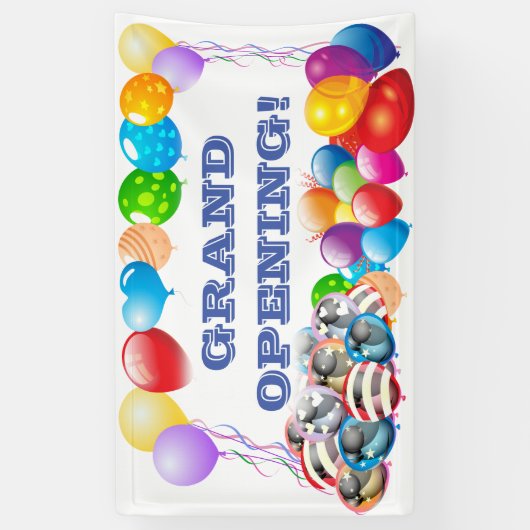 グランドオープカスタムニング用ビニールバナー、3' x 5'バナー 横断幕 (縦)