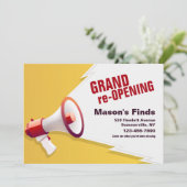 グランドオープニングアナウンス 招待状 (スタンド正面)