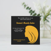 グランドオープニングサロン(金ゴールド) 招待状 (スタンド正面)