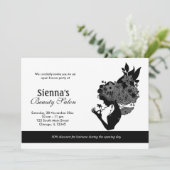 グランドオープニングサロン（黒） 招待状 (スタンド正面)