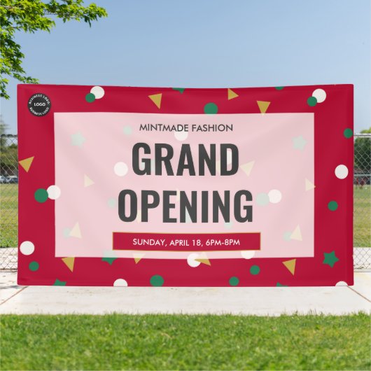 グランドオープニングスモールビジネスプロモーション 横断幕 (外側)