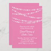 グランドオープニングツインライトピンク 招待状 (正面/裏面)